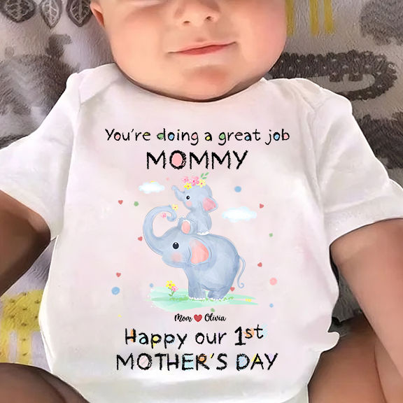 Newborn -  You're doing a great job mommy Happy our 1st Mother's Day