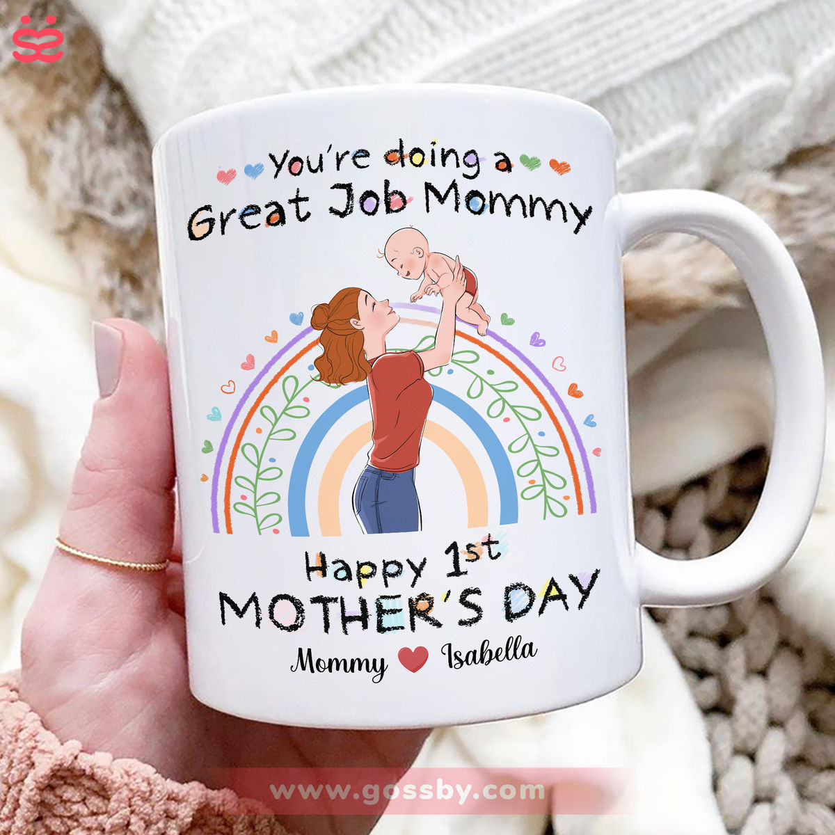 GREAT JOB MOM Coffee Mug.Christmas Gifts for Mom Gifts from