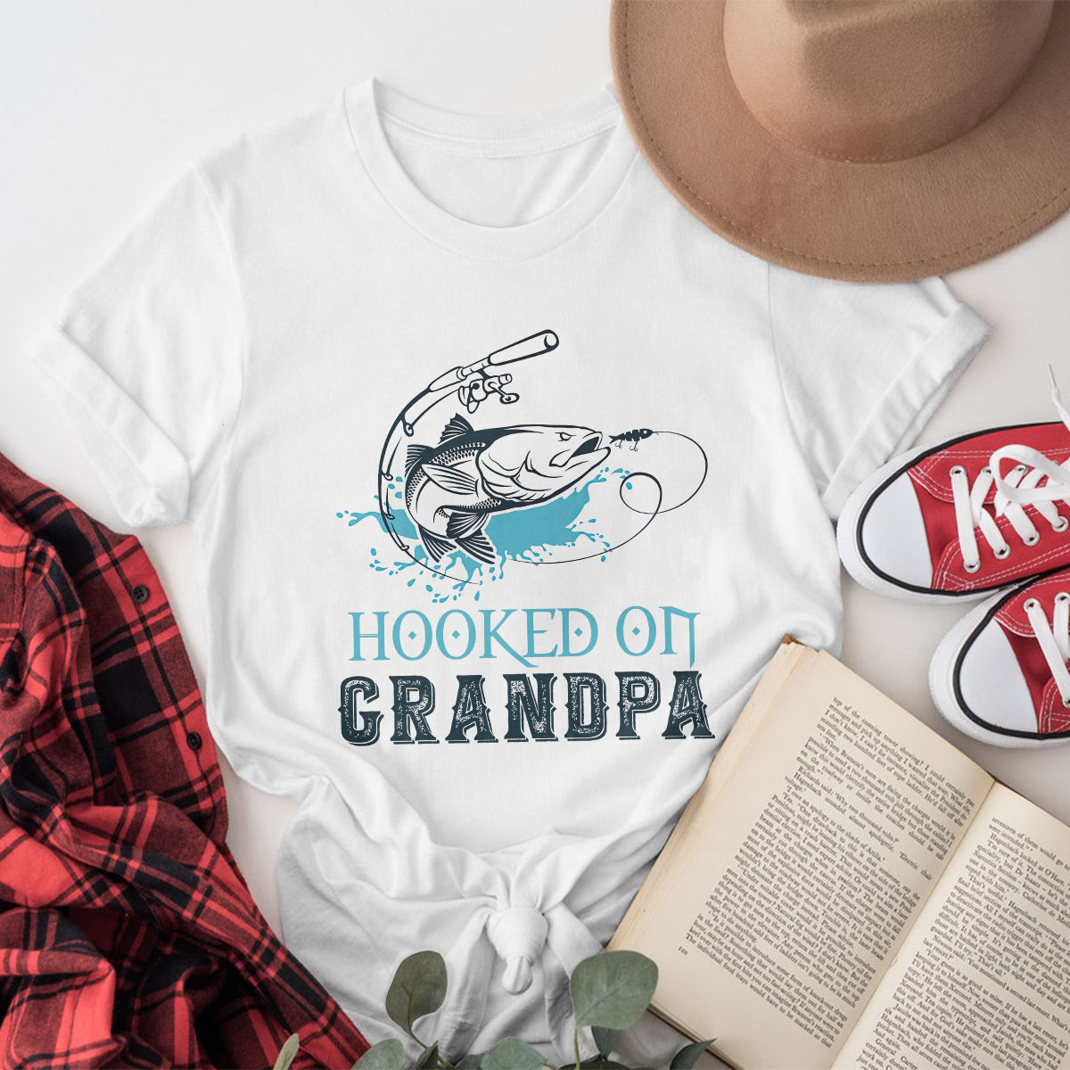 Father's Day Shirts - Happy Father's Day Gift, Grandpa Fishing Lovers Gift, Gift For Dad, Grandpa, Fisherman Gift 28780_3