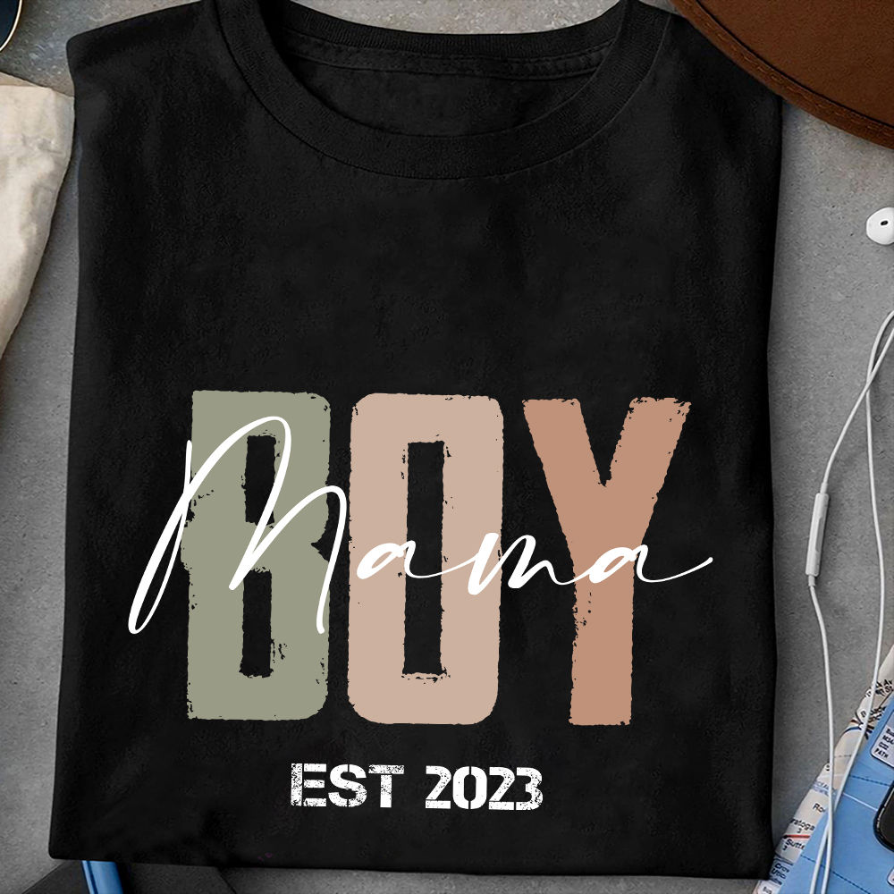 Mama Boy Gift For Funny Mom Mother's Day Gifts New Mom Tee