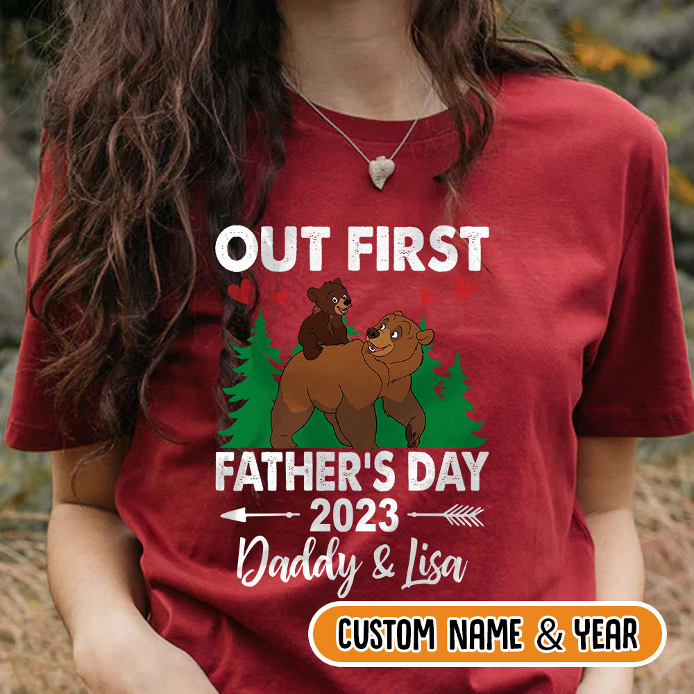 Father's Day Shirts - Personalized Our First Father's Day Shirt, Papa ...