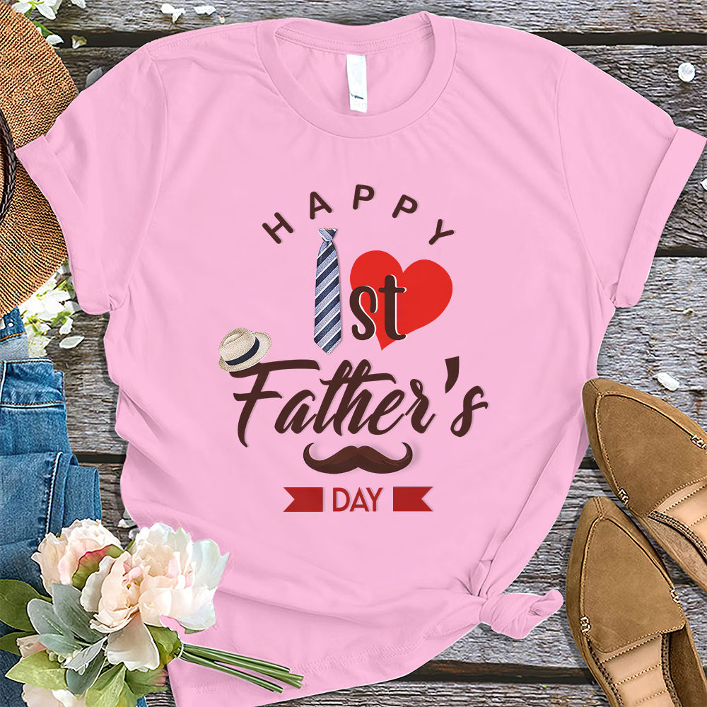 Father's Day Gift - Happy Father's Day Gift Idea For Dad, Grandpa, First Father's Day Shirt Gift For New Dad 28971