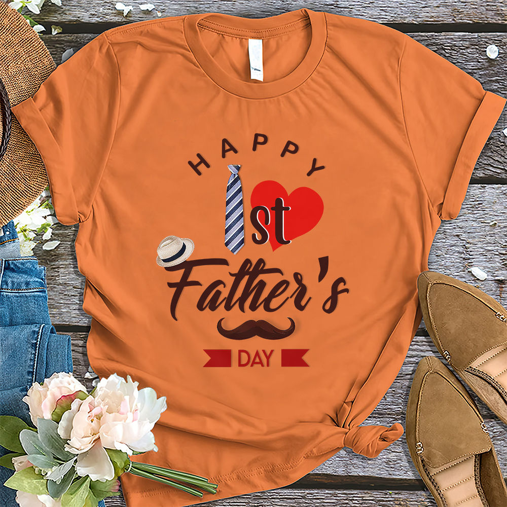 Father's Day Gift - Happy Father's Day Gift Idea For Dad, Grandpa, First Father's Day Shirt Gift For New Dad 28971_1