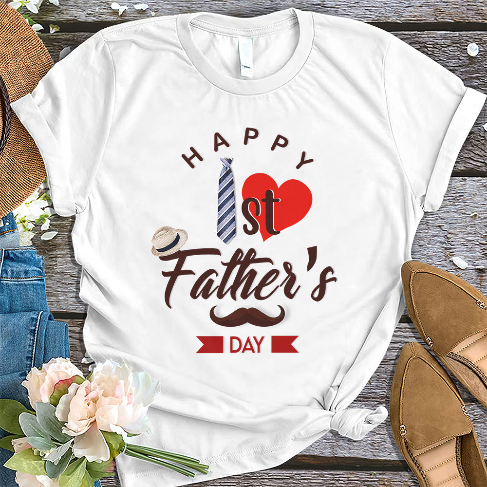 Father's Day Gift - Happy Father's Day Gift Idea For Dad, Grandpa, First Father's Day Shirt Gift For New Dad 28971_2