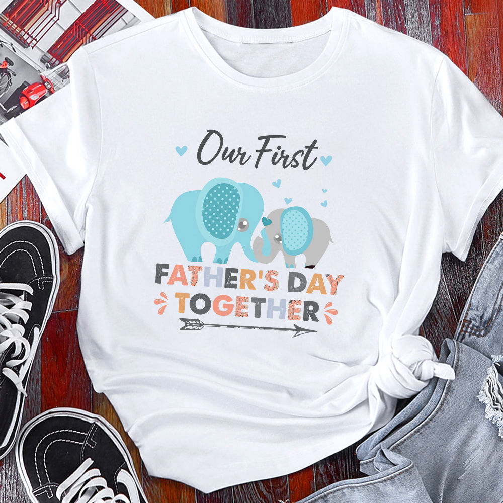 Our First Fathers Day Matching Shirts,our First Fathers Day Together 2023  Shirts, Happy First Fathers Day Onesie, Father Son Matching Shirts, First