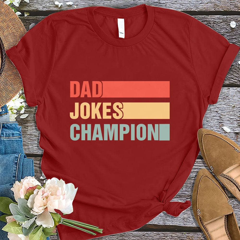 Father's Day - Father's Day - Father's Day 2024 Dad Jokes Champion, Dad  Jokes Survivor, Dad and Son Matching Shirt, Daddy and Me Matching Tee,  Happy