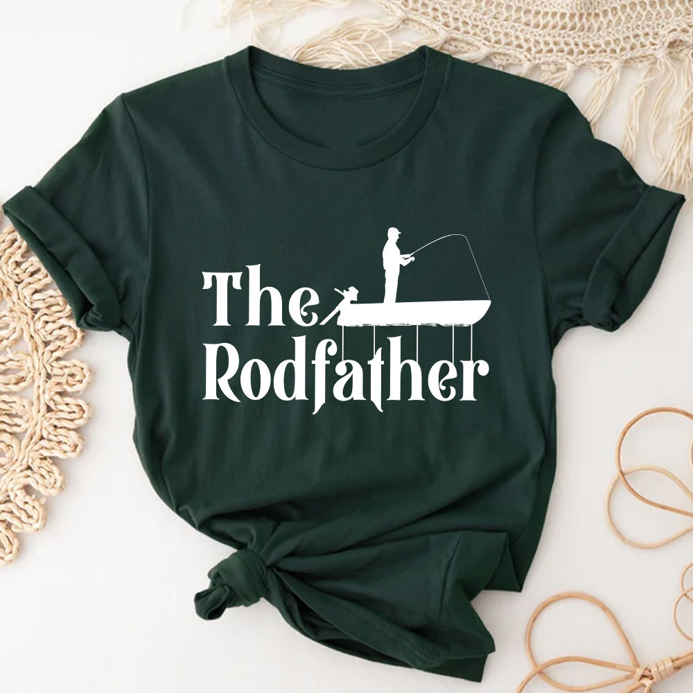 Father's Day 2023 - The Rodfather Shirt, Funny Rod Father, Funny Fishing Dad  Papa Grandpa Shirt, Father's Day Shirt Gift, Fisherman Daddy Papa Birthday Shirt  Gift 29267