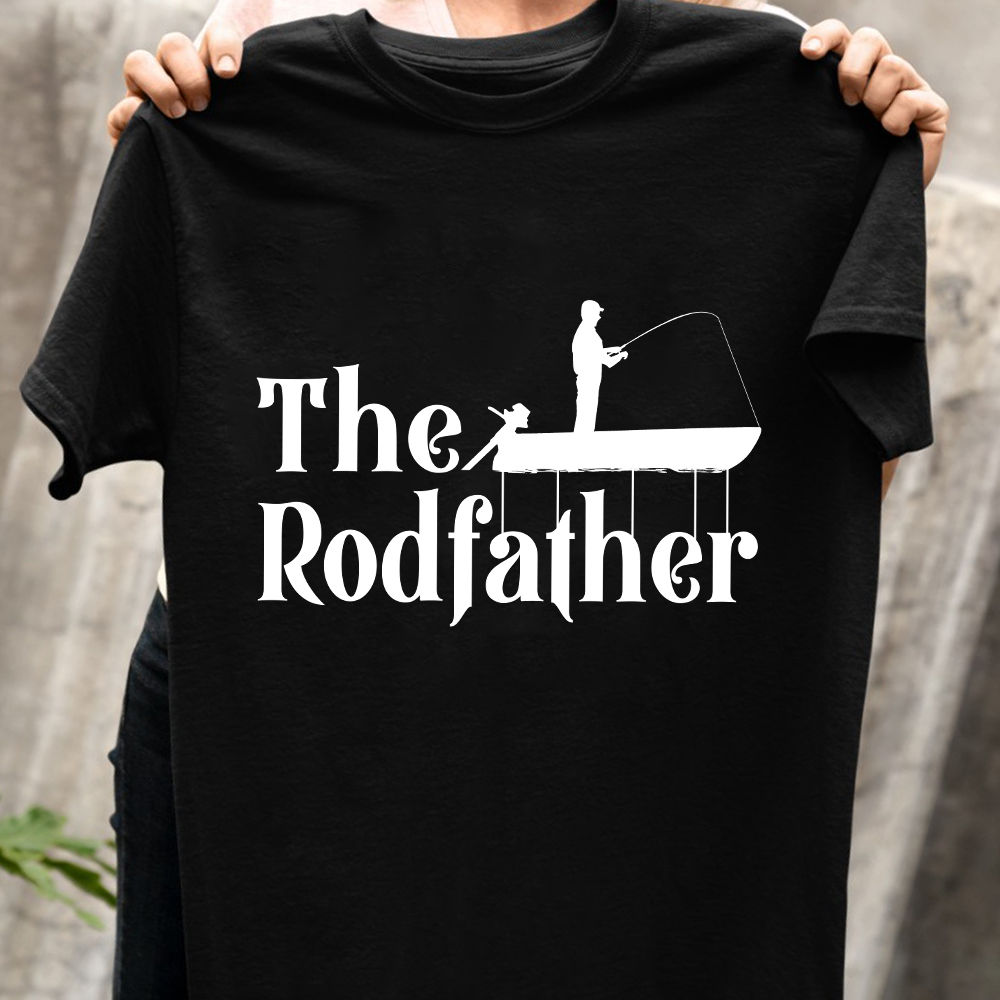 Rodfather Shirt | Fishing Shirt | Fishing Gift For Men | Dad Fishing Shirt  | Father Day Shirt | Funny Fishing Shirt | Fisherman Shirt