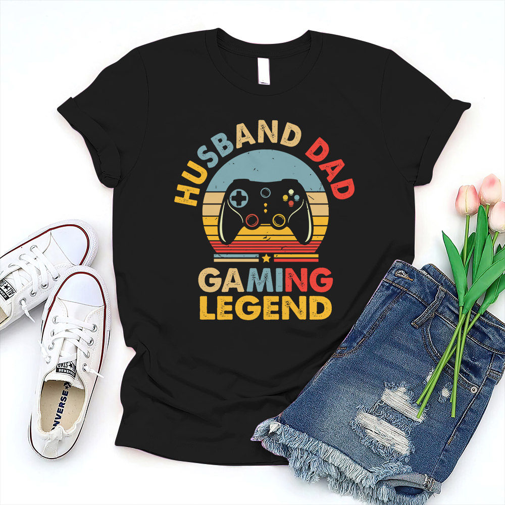 Father's Day 2023 - Funny Husband Dad Gaming Legend Shirt 29311