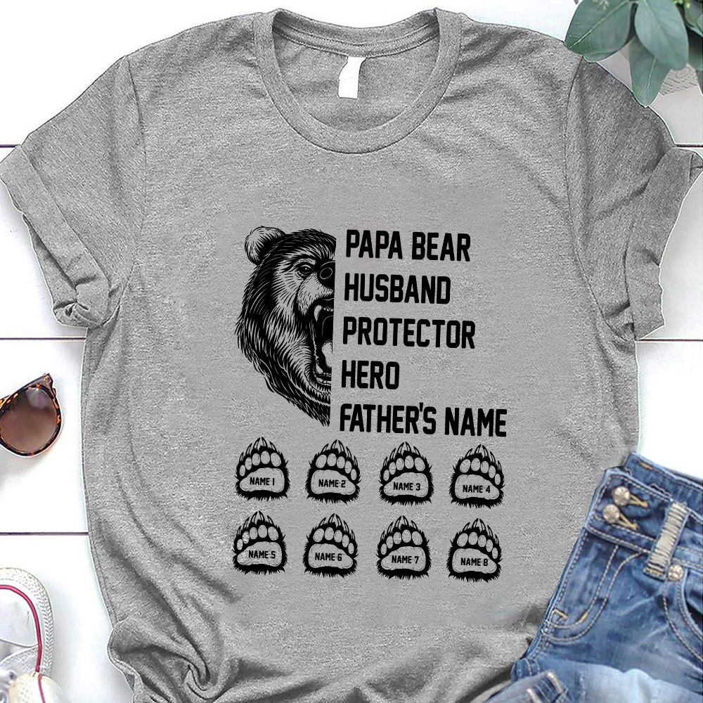 PAPA BEAR Dad Gift Daddy Gifts for Dads Grandpa Gift for 