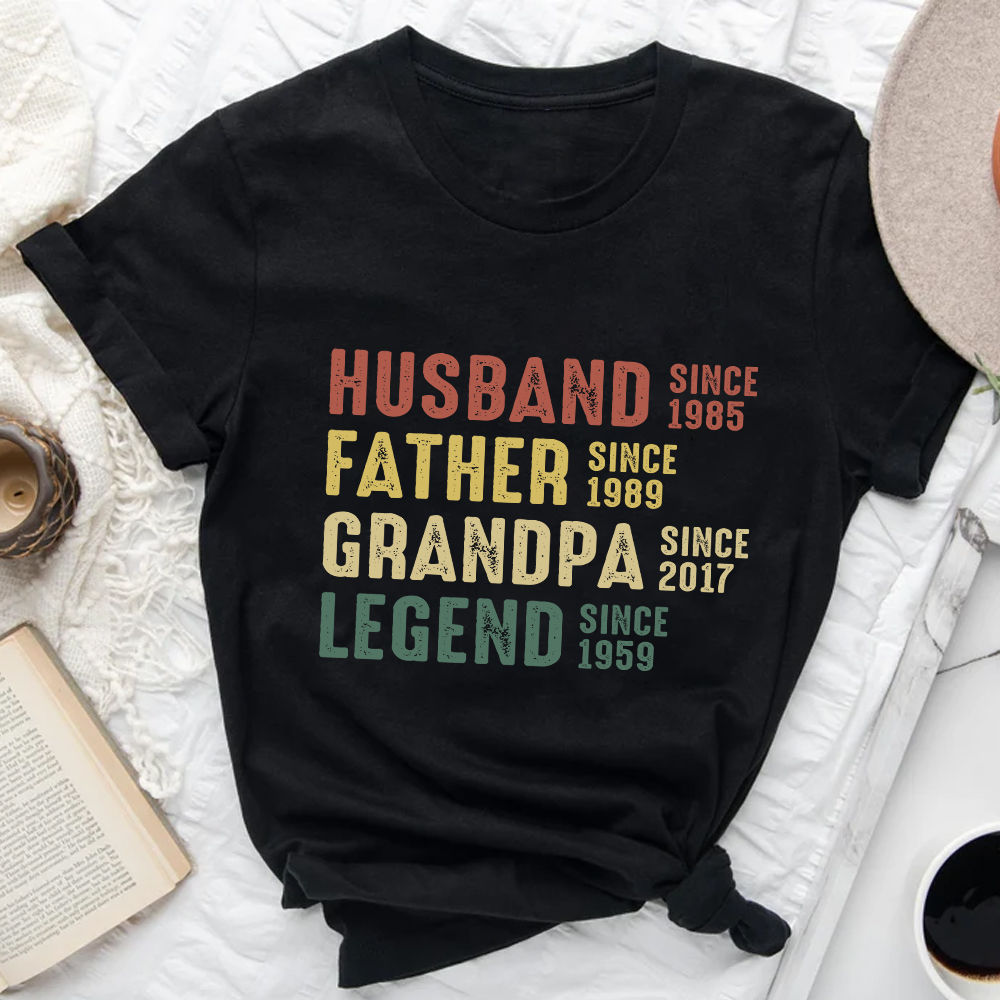 Papa Dad Husband Grandpa Strong Parent Father 39 s Day Gift T Shirt T Shirt  Unisex Baseball T-Shirt