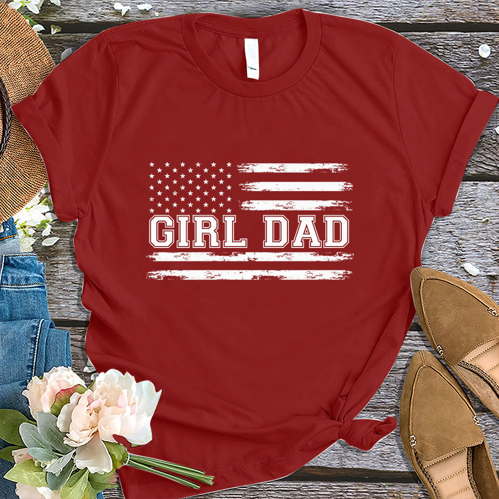 Father's Day 2023 - Girl Dad Shirt, Girl Dad Gift, New Dad Shirt 29378