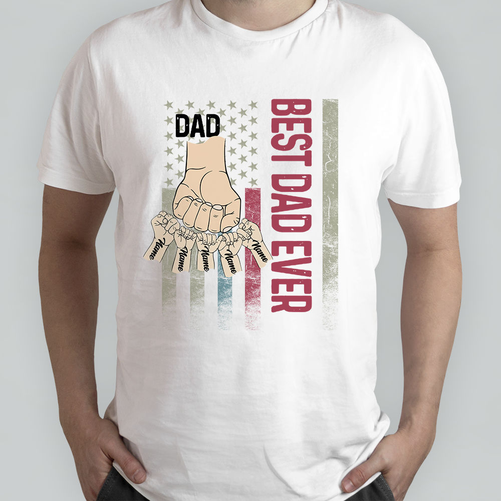 Personalized Dad and Kids Names Shirt for Father, Fathers Day 2023 Tee for  Dad, Favorite Dad Shirts, Fathers Day 2023 T Shirt, Dad T-shirt, Matching