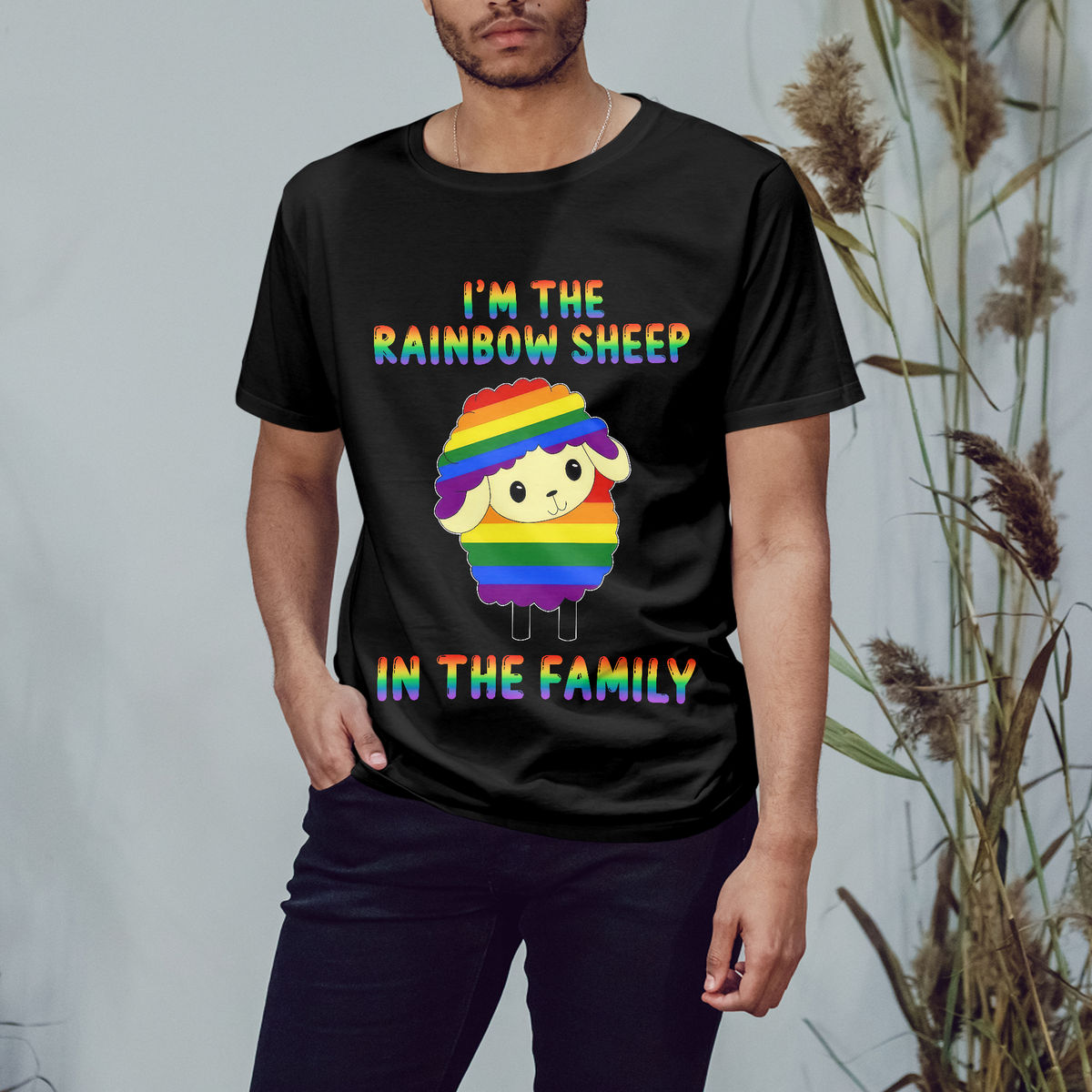 LGBT Pride Month - I'm The Rainbow Sheep In The Family Pride Month Awareness Shirt, Equality T-Shirt, Funny Gay Shirt, Pride Gifts, LGBT Shirt, Gay Pride Shirt, Funny LGBTQ T-Shirt 29762_1