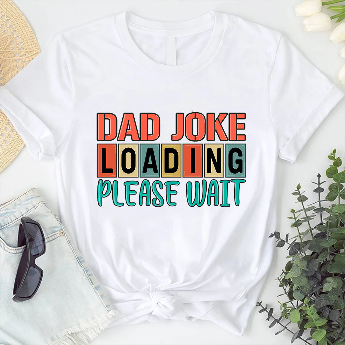 Father's Day - Happy Father's Day Gift - Dad Joke Loading Shirt, funny  shirt, Fathers Day Matching Shirt, Father's Day Daddy And Baby Outfit,  Father's