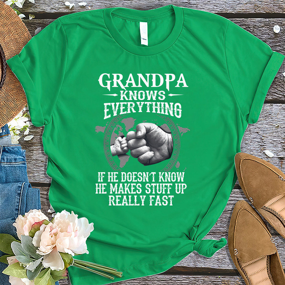 Dads Know A Lot - Grandpas Know Everything - Custom Engraved