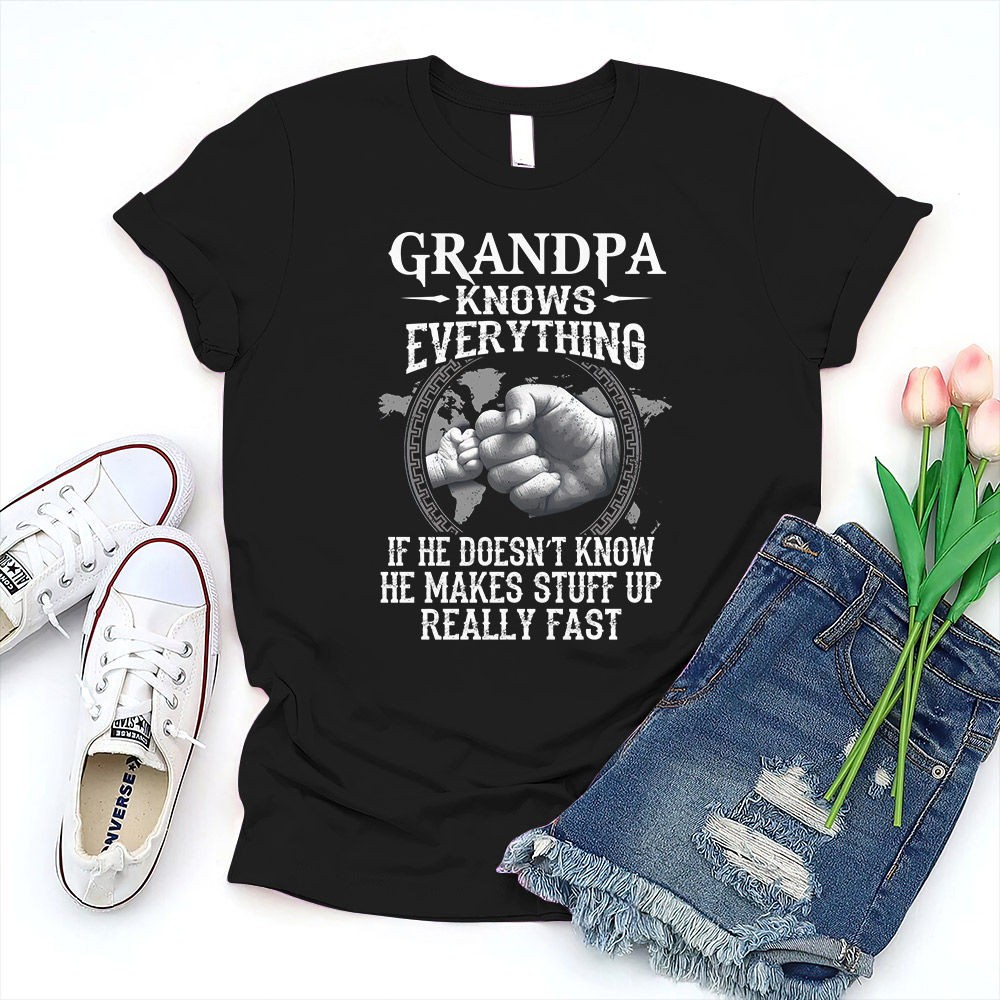 Dads Know A Lot - Grandpas Know Everything - Custom Engraved