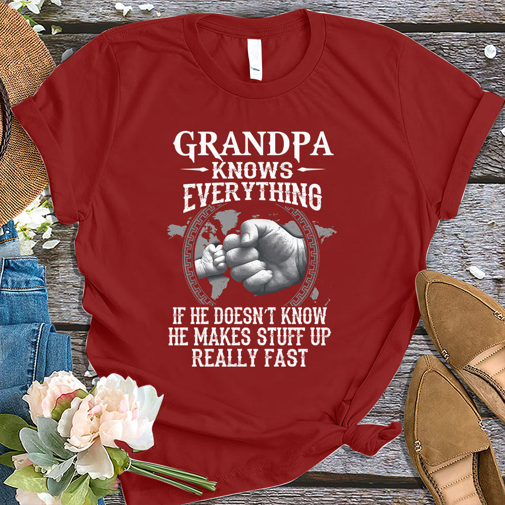 Dads Know A Lot Grandpas Know Everything Engraved Father's Day