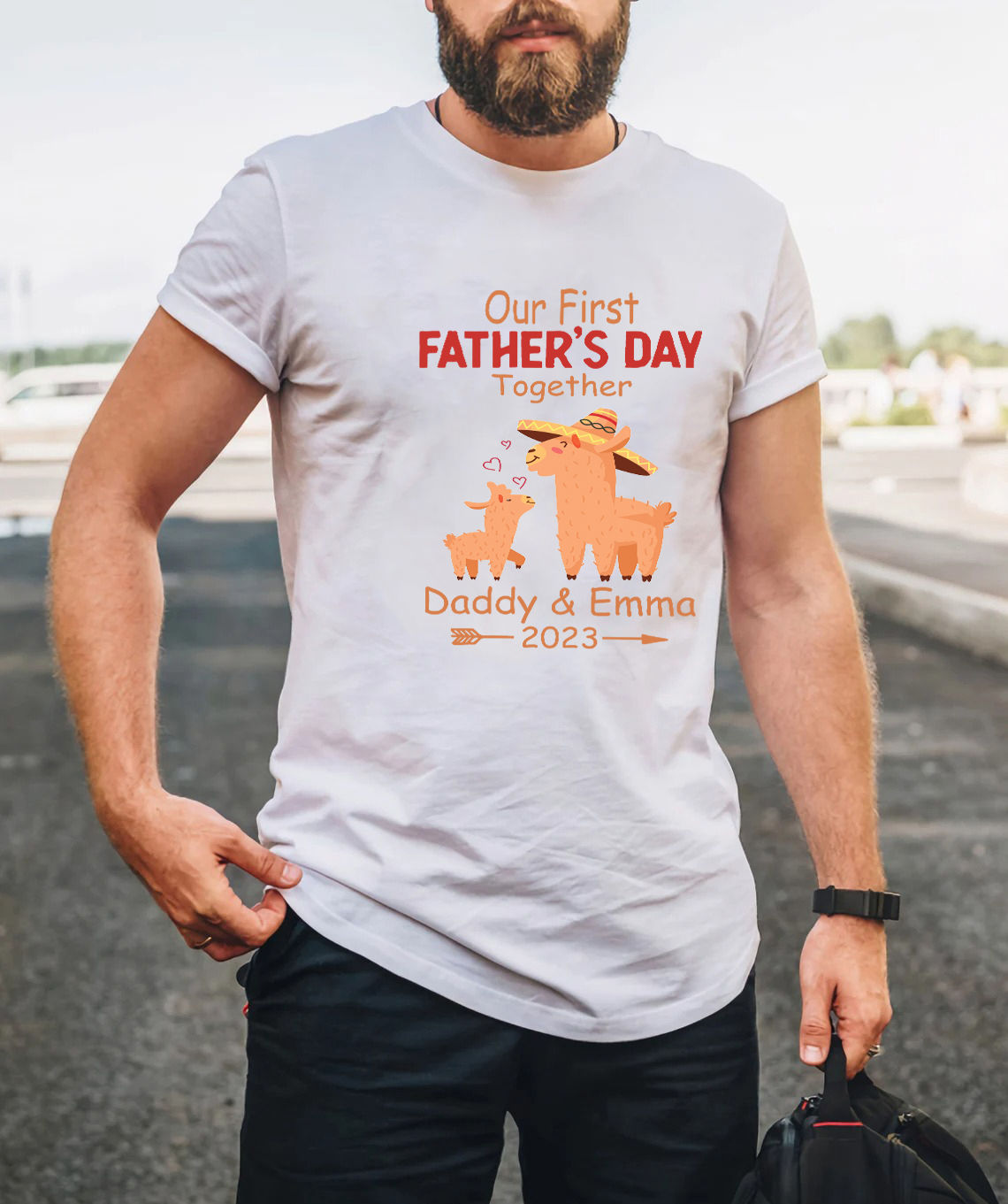 Awesome Daddy Llama Tees For Father's Day Gift Awesome Daddy Llama Tees For Father's Day Gift