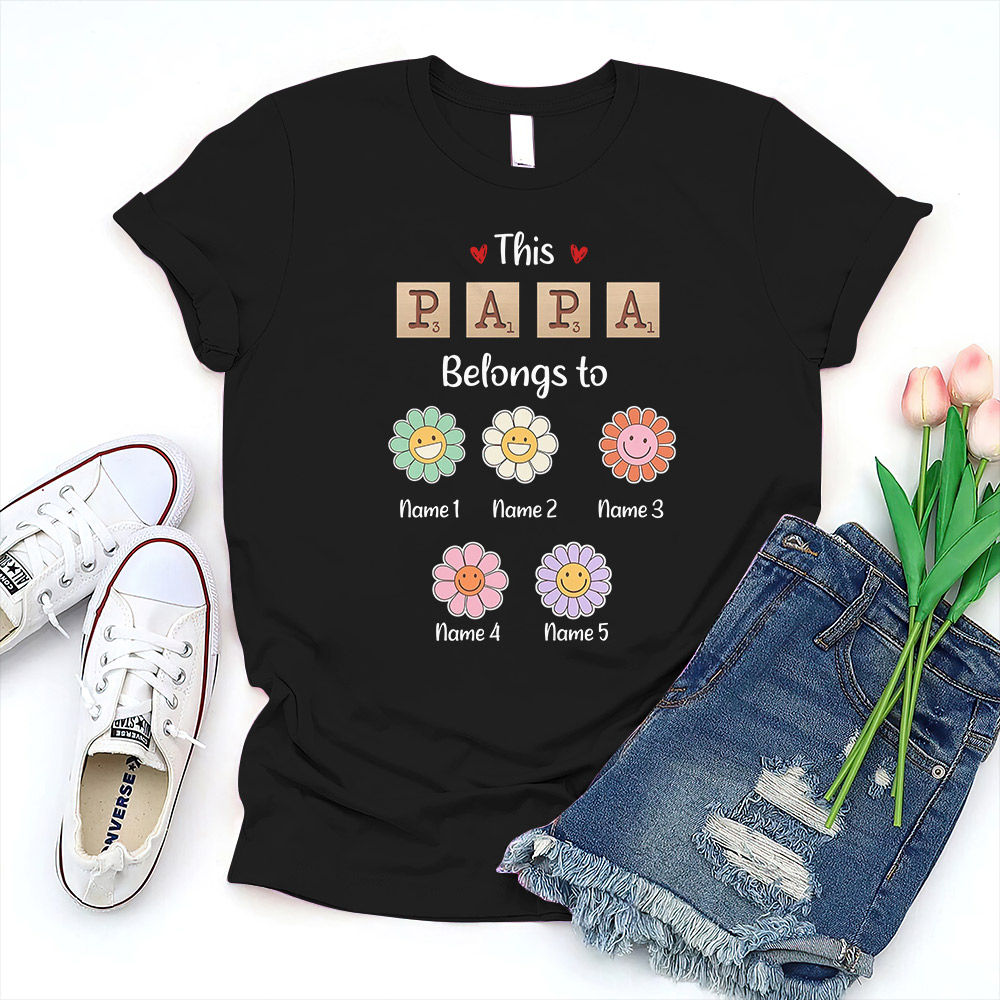 Father's Day 2023 - Personalized This Grandpa Belongs To Grandkids Shirt, Custom Grandchildren Name Shirt, Funny Papa Daddy Kids Shirt 30089 Father's Day 2023 - Personalized This Grandpa Belongs To Grandkids Shirt, Custom Grandchildren Name Shirt, Funny Papa Daddy Kids Shirt 30089