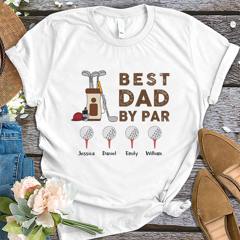 Best Grandpa By Par Golf Sign, Christmas Golf Gift For Grandpa,  Personalized Papa Golf Gift, Gift For Grandpa With Custom Kids Names - Best  Personalized Gifts For Everyone