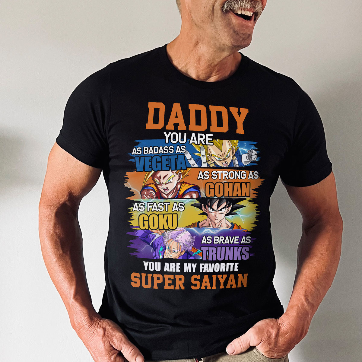 Personalized Shirt - Father's Day T Shirt 2023 - Best Dad ever ever ever - You are As Badass as..._2