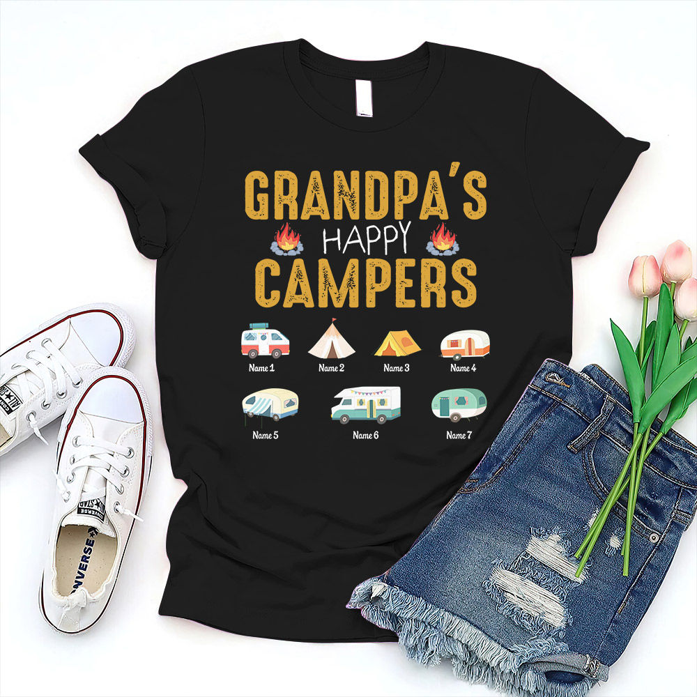 Boating Shirt Grandpa Fishing Camping Gifts Funny Dad Christmas