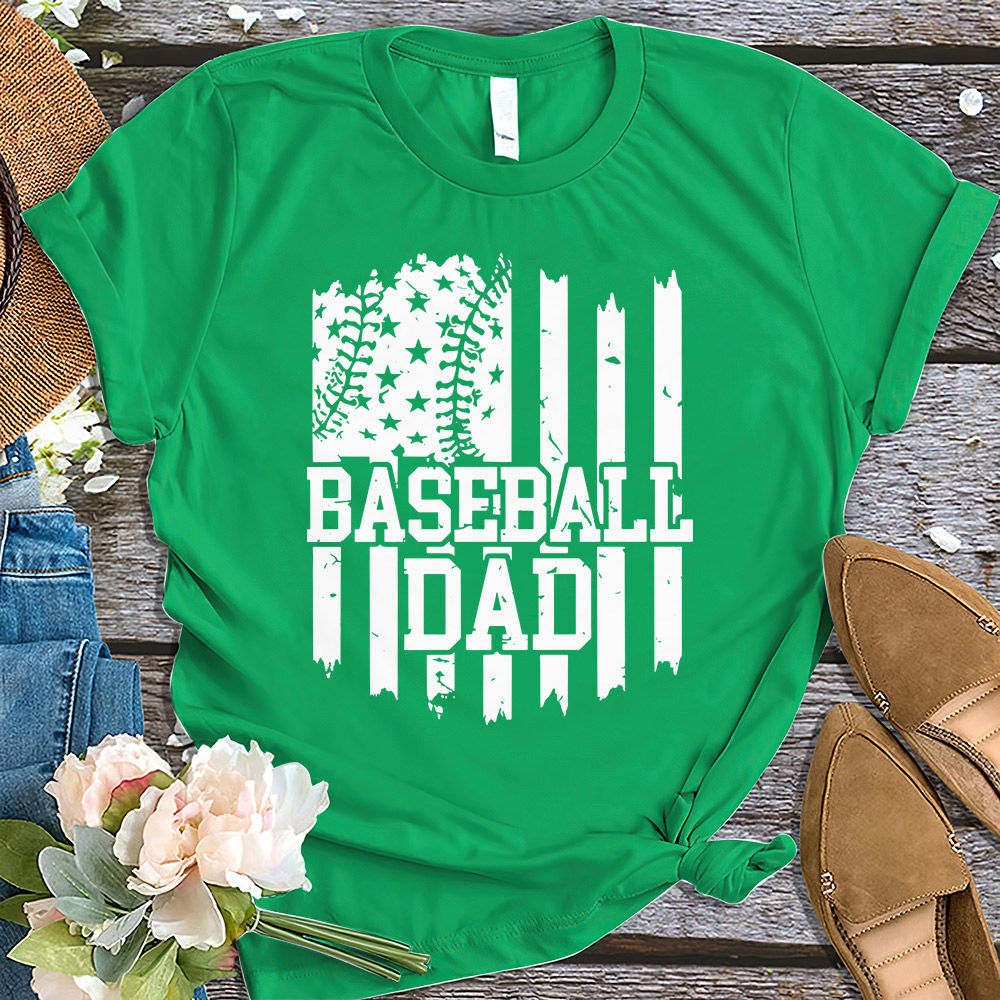 Baseball Dad Matching Family School Ball Papa Fathers Day Essential T-Shirt  for Sale by 14thFloor