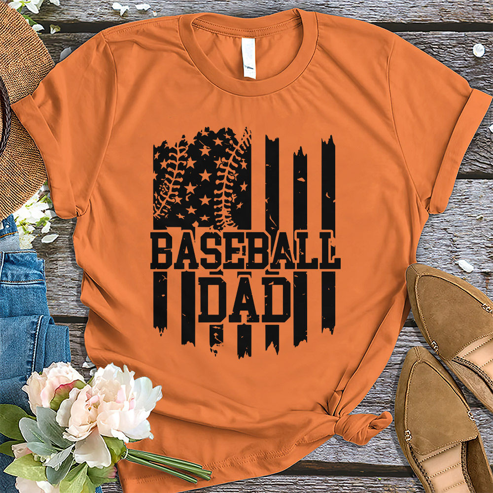 Vintage Baseball Papa Leopard Love S Fathers Day Shirt