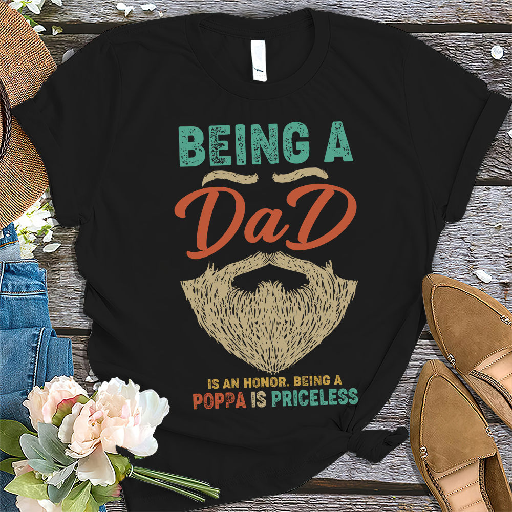 Being A Dad Is Priceless Being A Girl Dad Is Expensive, Funny Dad Shirt  Essential T-Shirt for Sale by Awesome Prints