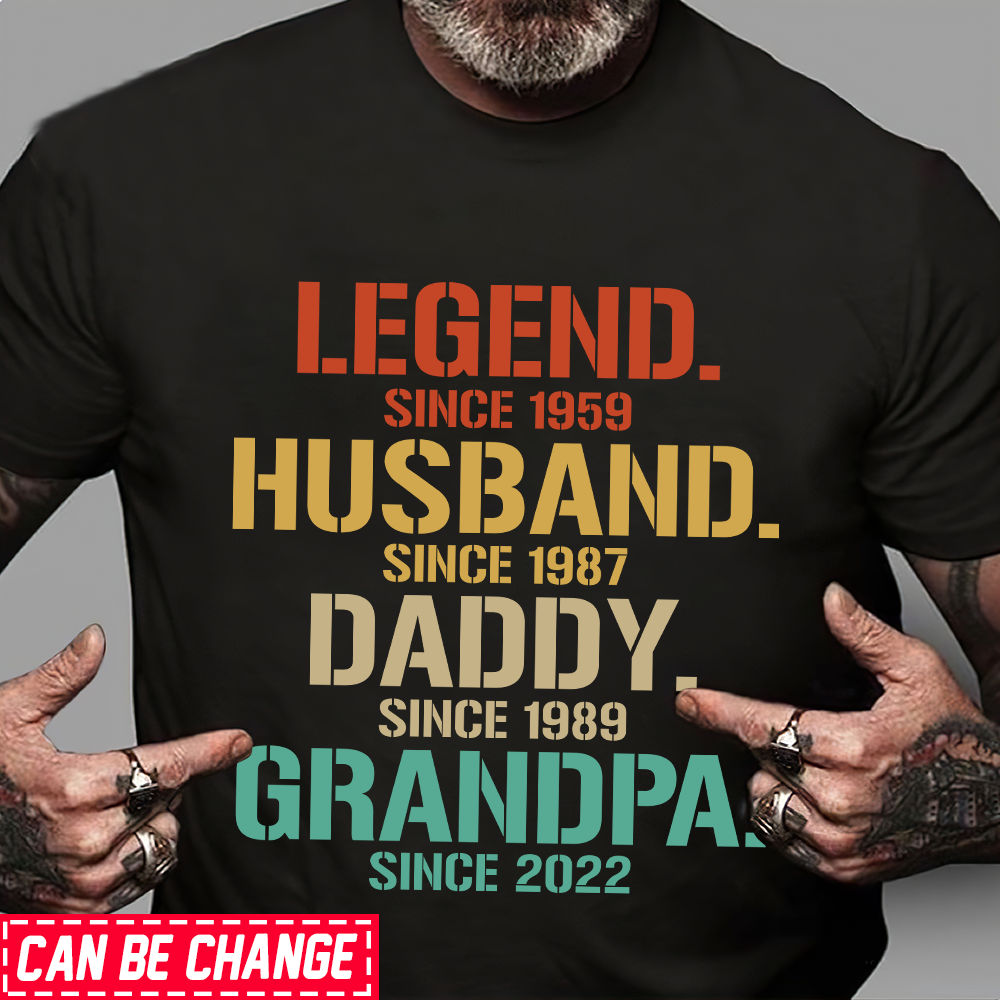 Custom Father's Day Grandpa Gift Funny Grandpa Shirt Birthday Gift