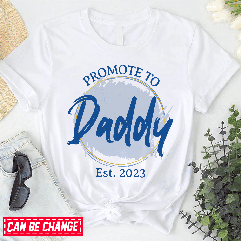 Soon To Be Daddy T-Shirt Gift For New Dad - Personalized Gifts