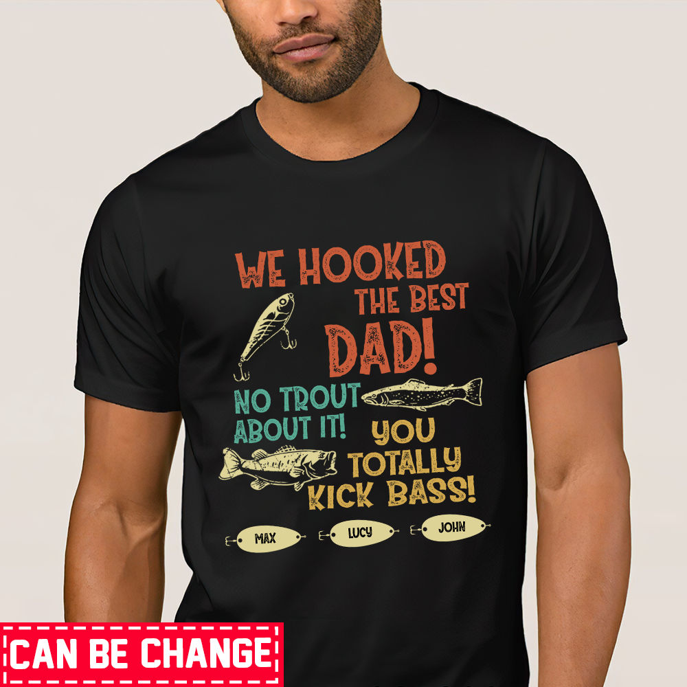 Personalized Father's day shirt - Personalized Fishing Custom T