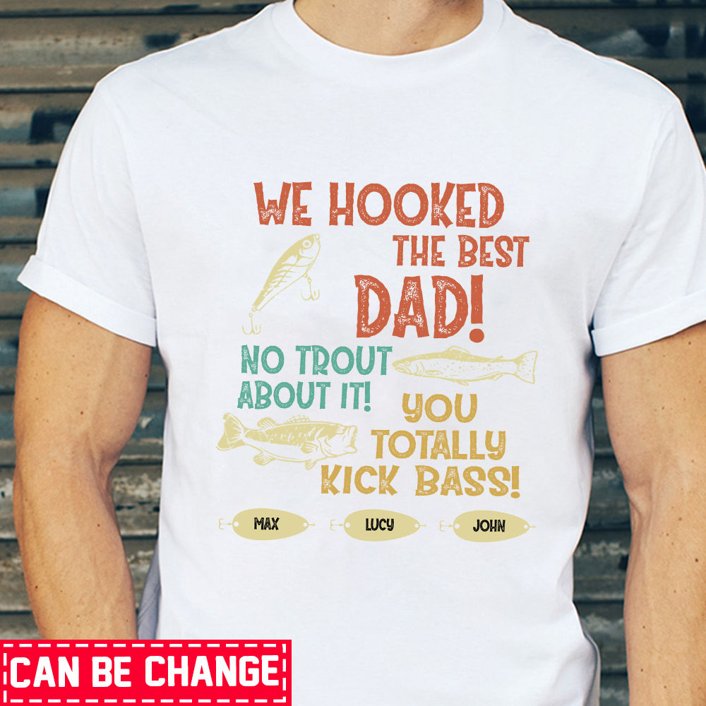 Personalized Father's day shirt - Personalized Fishing Custom T