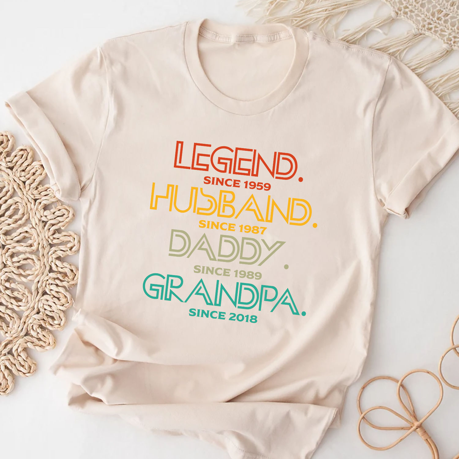 Nothing Beats Being A Grandpa - Gift For Dad, Grandpa - Personalized Unisex T-shirt, Hoodie