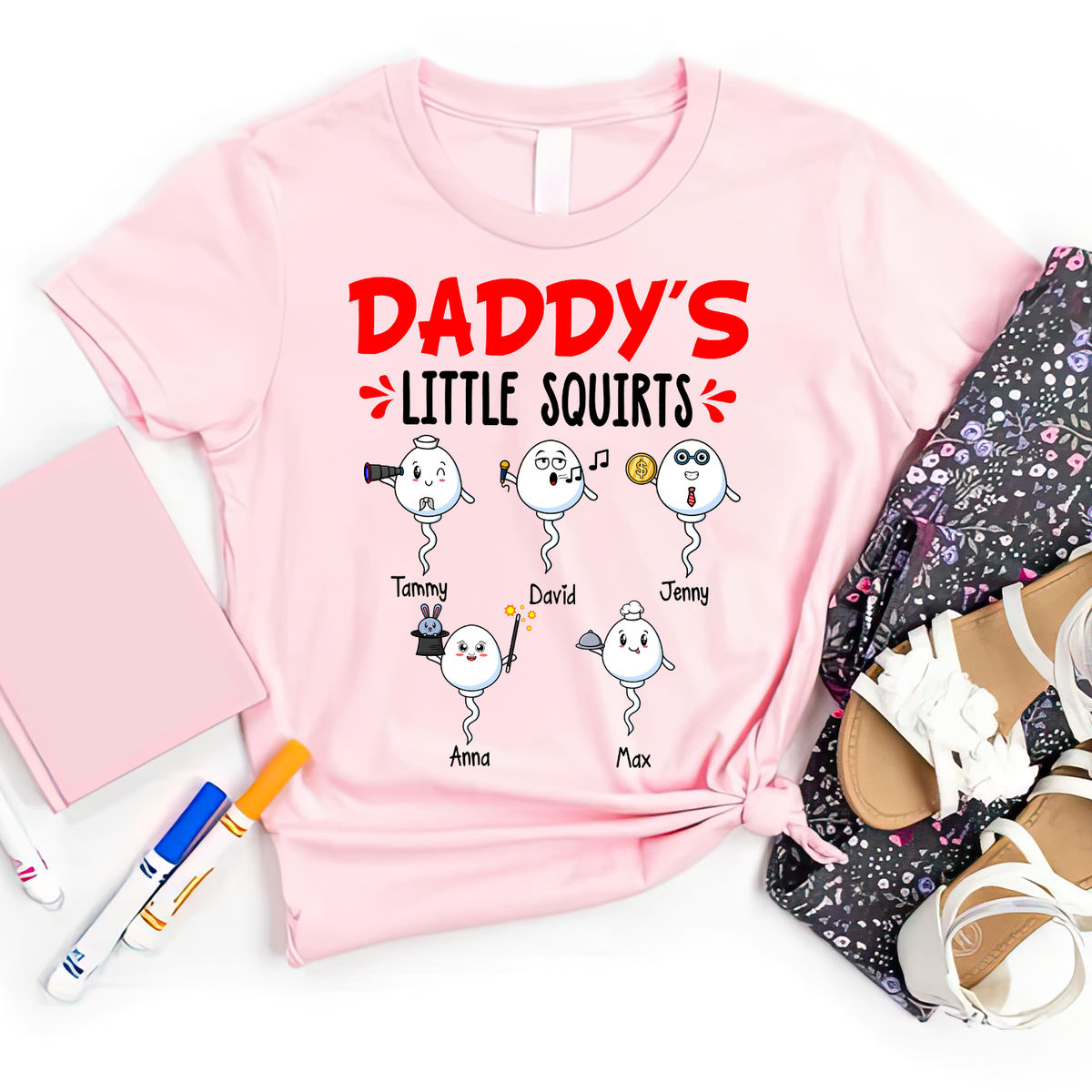 Daddy & Daddy's Girl Personalized Baby Clothing