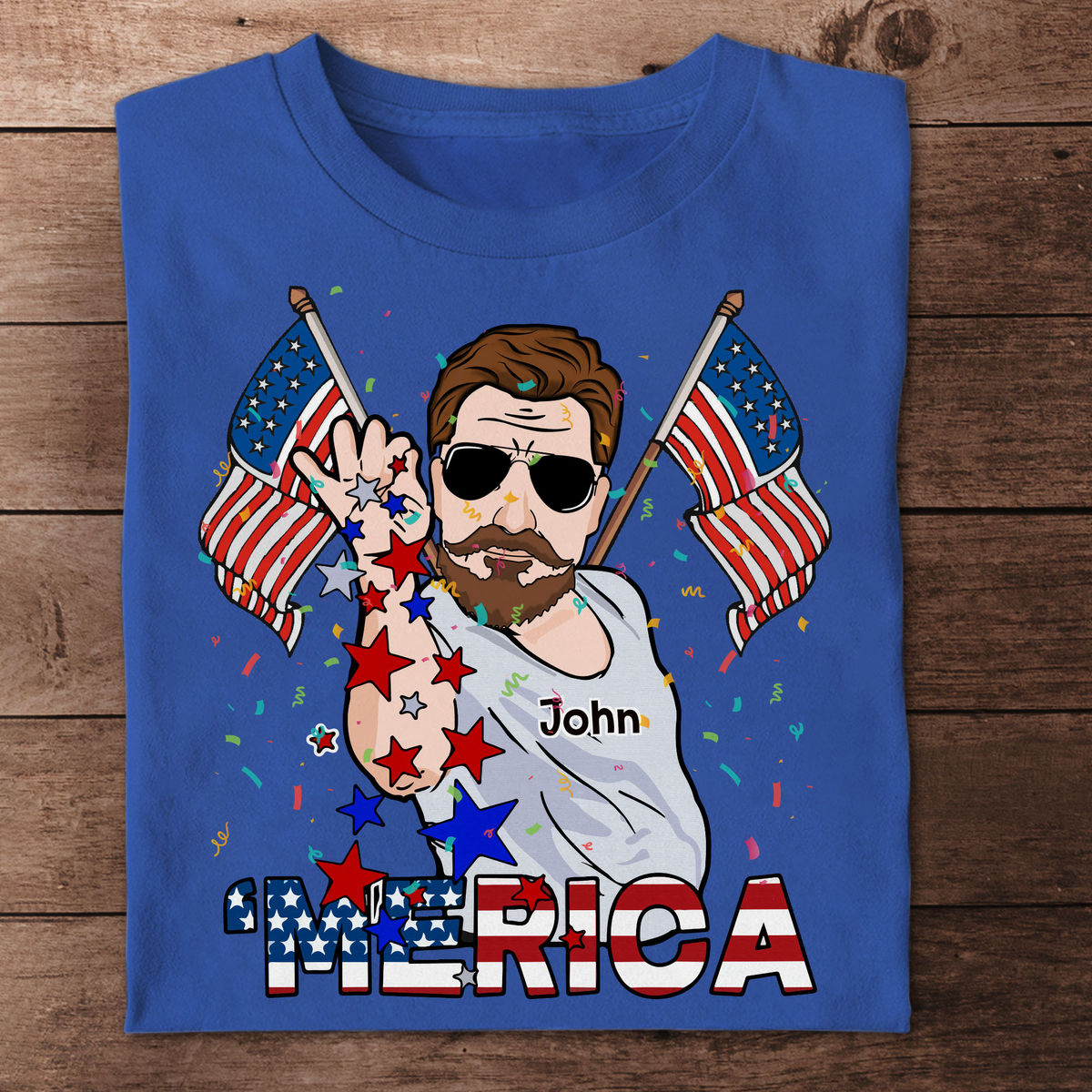 4th of July Shirt - MERIA - Custom Shirt for Men - Personalized Shirt_1