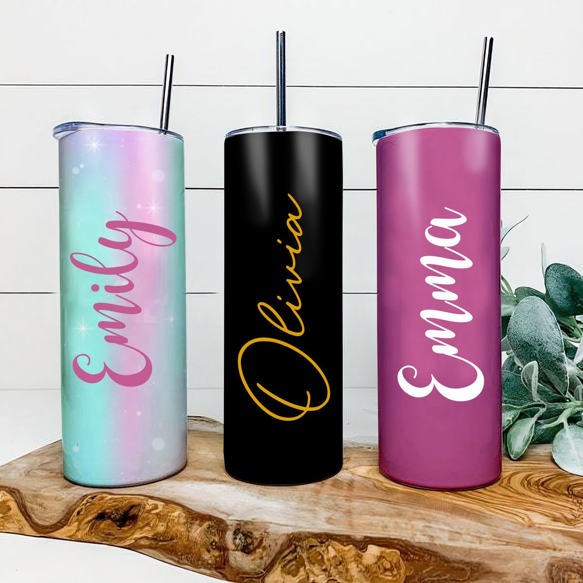 20 Oz Skinny Tumbler, Personalized Skinny Tumbler, Stainless Steel