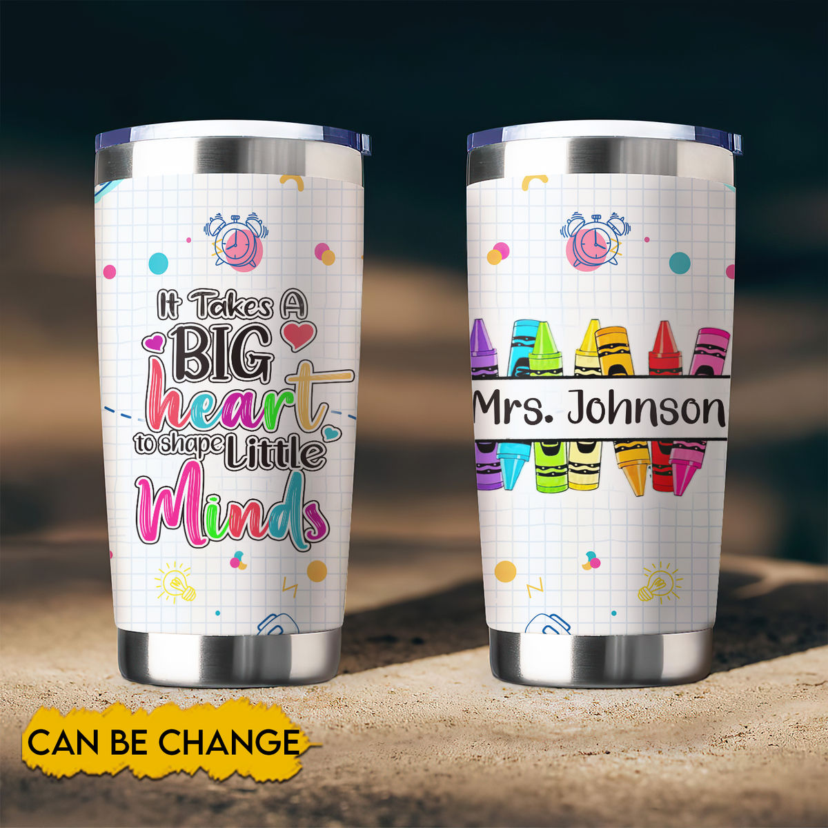 Teacher Gift Tumbler With Straw Fast Shipping It Takes A Big Heart to  Change Little Minds Tumbler Teacher Appreciation Teacher Gifts 