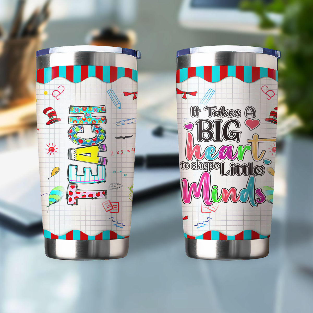 Teacher Tumbler Cute Tumblers Teacher From Dream To Life Gift For Teacher -  Upfamilie Gifts Store