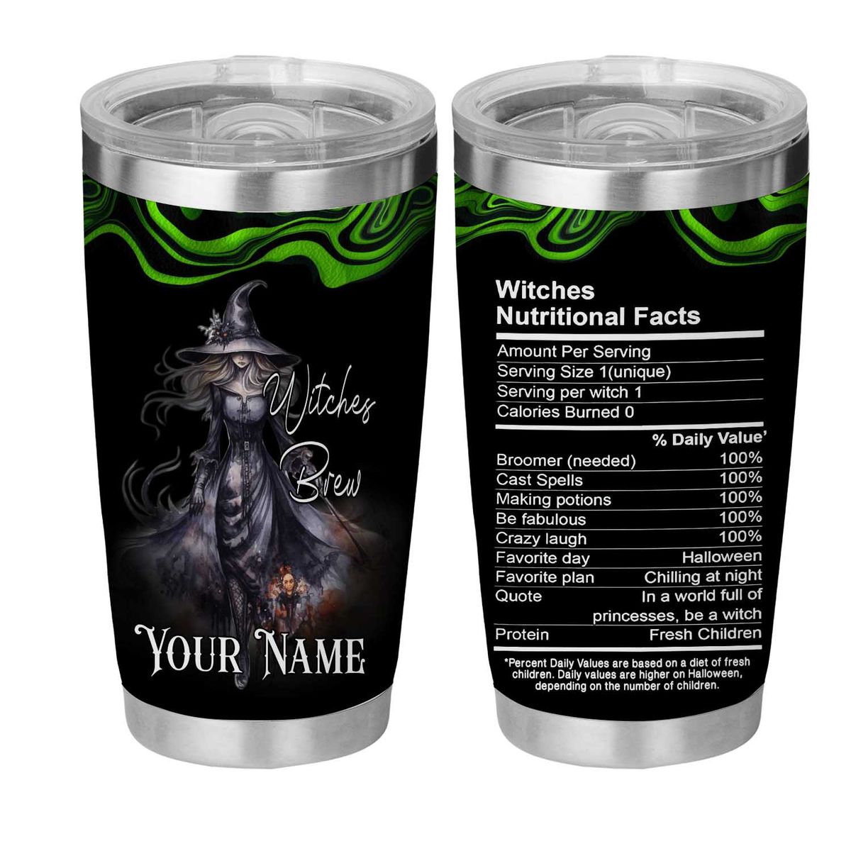 Choose Your Icon Personalized Halloween Insulated Tumbler with Straw