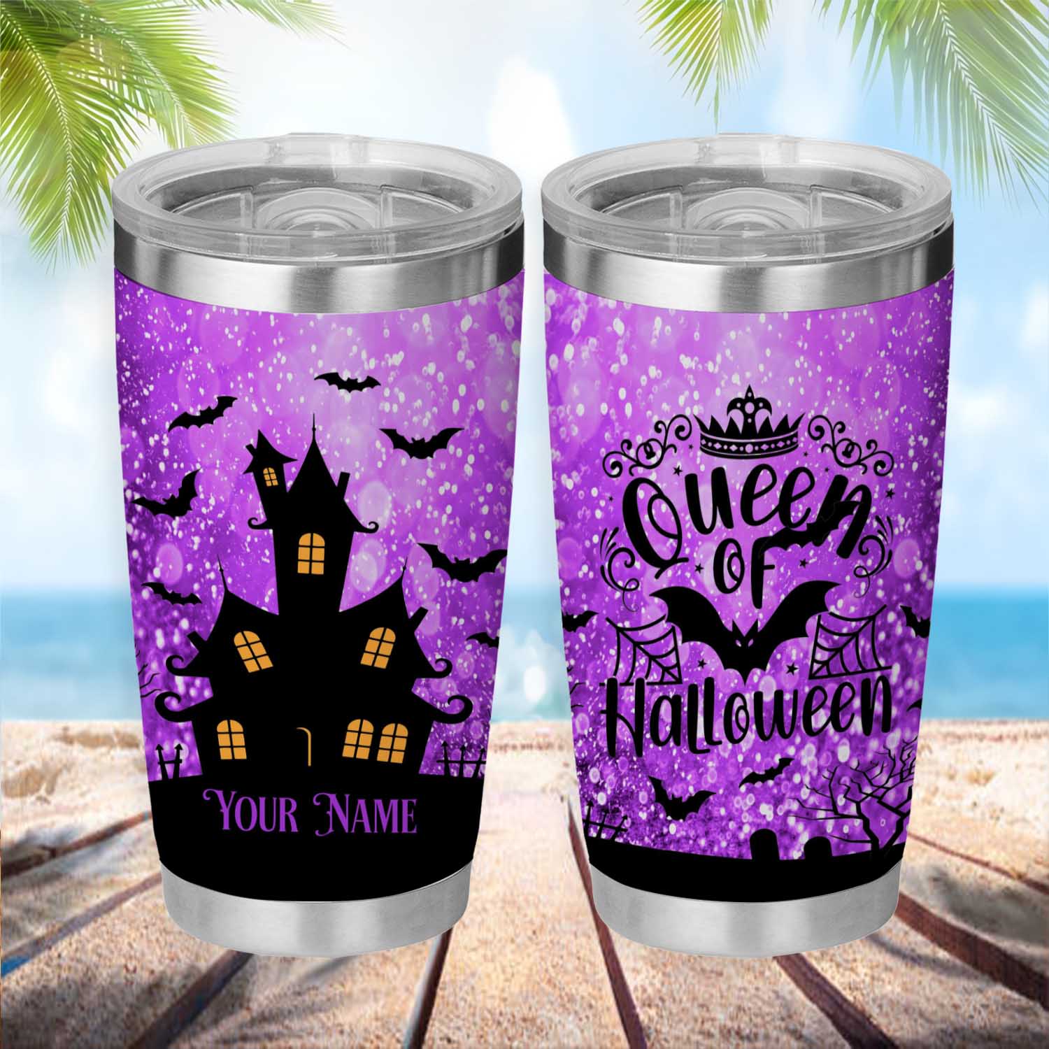 Halloween Queen Tall Glass L Halloween Witch Cup L Halloween Cup L