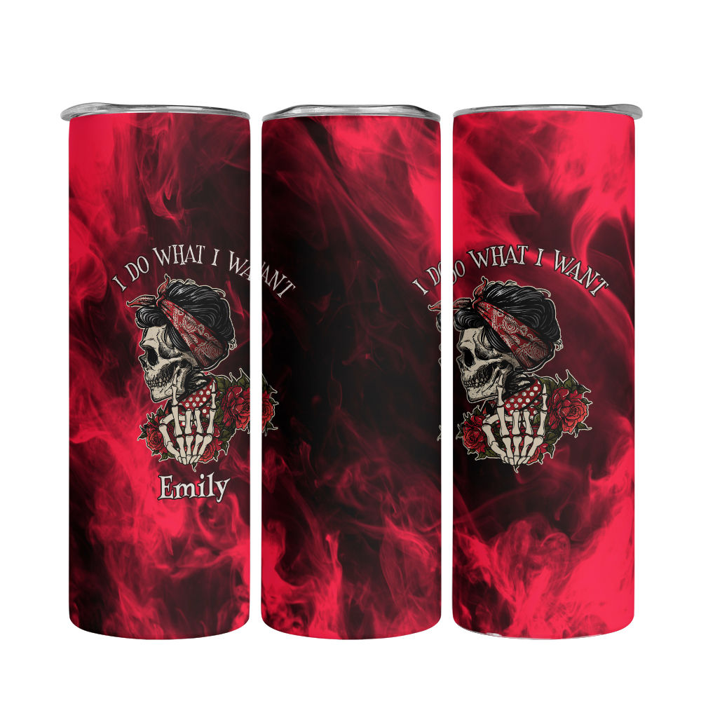 Halloween Tumbler - Sugar Skull Roses Tumbler, Red Roses Skull Gifts, Skull  Tumbler With Straw, Skull Cup With Lid and Straw, Skull Gifts For Women  33271 33272