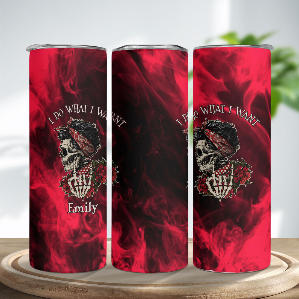 Halloween Tumbler - Sugar Skull Roses Tumbler, Red Roses Skull Gifts, Skull  Tumbler With Straw, Skull Cup With Lid and Straw, Skull Gifts For Women  33271 33272