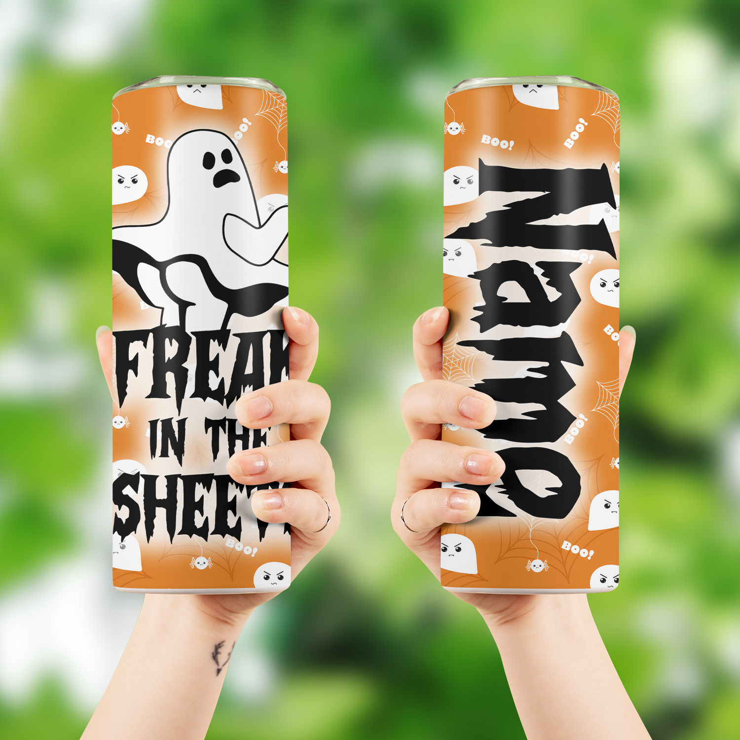 Spooky Vibes Tumbler 4 in 1 Can Cooler Graphic by iStyleMagic · Creative  Fabrica