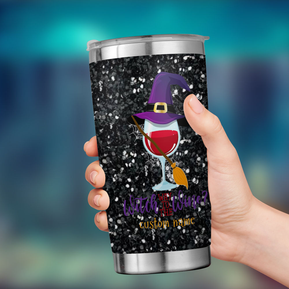 Custom Name This Is My Halloween Tumbler Cup, Stainless Steel Travel Mug,  Spooky Season Tumbler Gift For Women, Girls, Mom, Wife, Sister