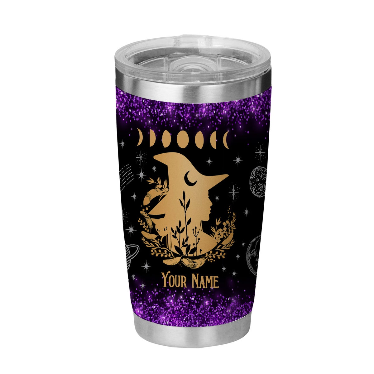 Halloween Tumbler - In a World Full Of Princess Be A Witch Halloween Tumbler, Happy Halloween Tumbler, Halloween Eco Friendly Tumbler, Halloween Gift 33559 33560_3