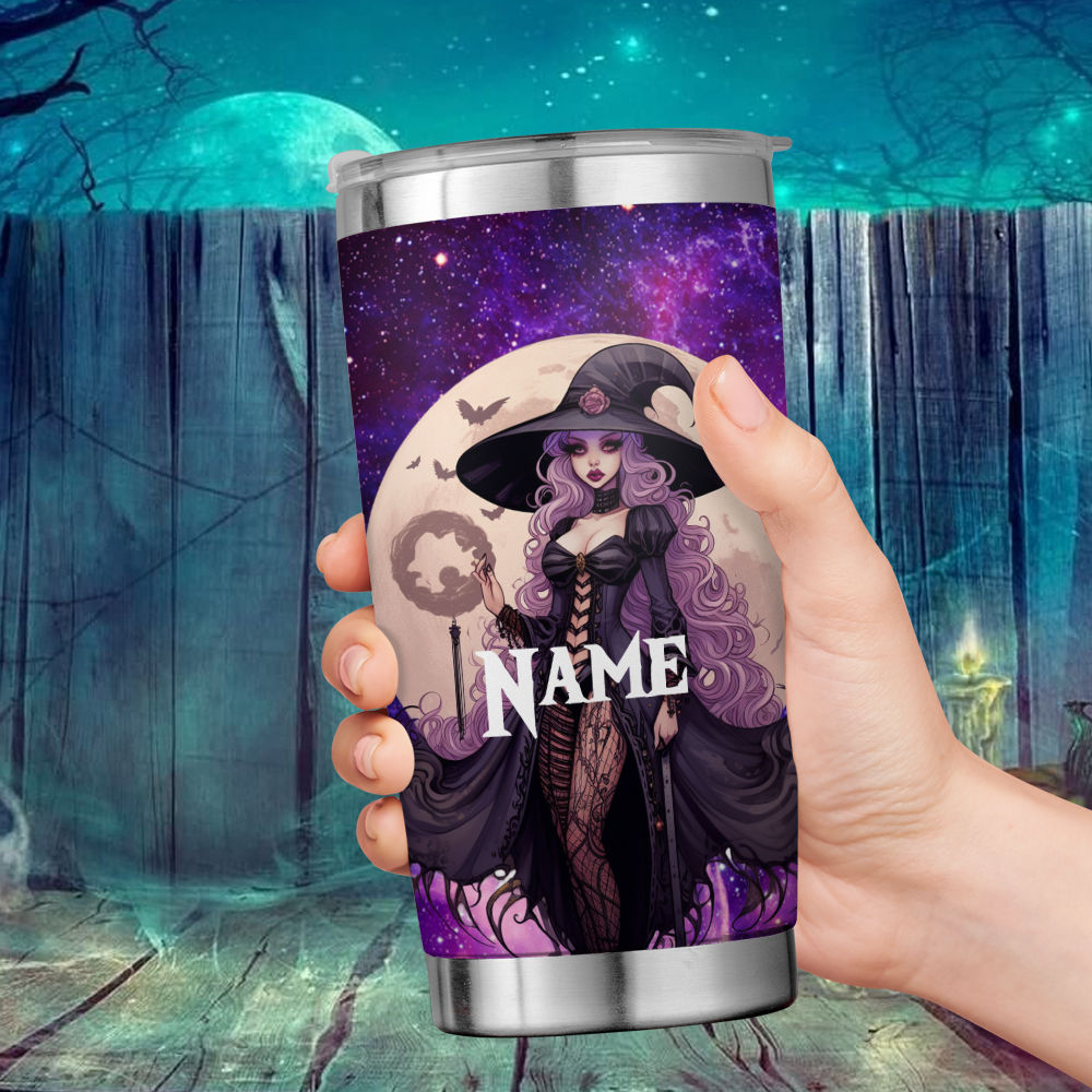 Personalized Halloween Witch Tumbler for Kids — 28 Collective