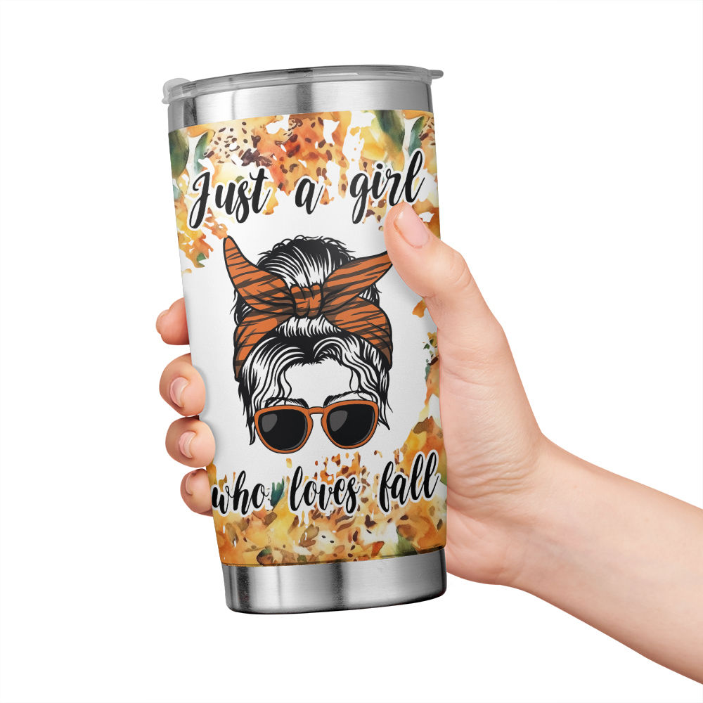 Thanksgiving Tumblers - Personalized Just A Girl Who Loves Fall