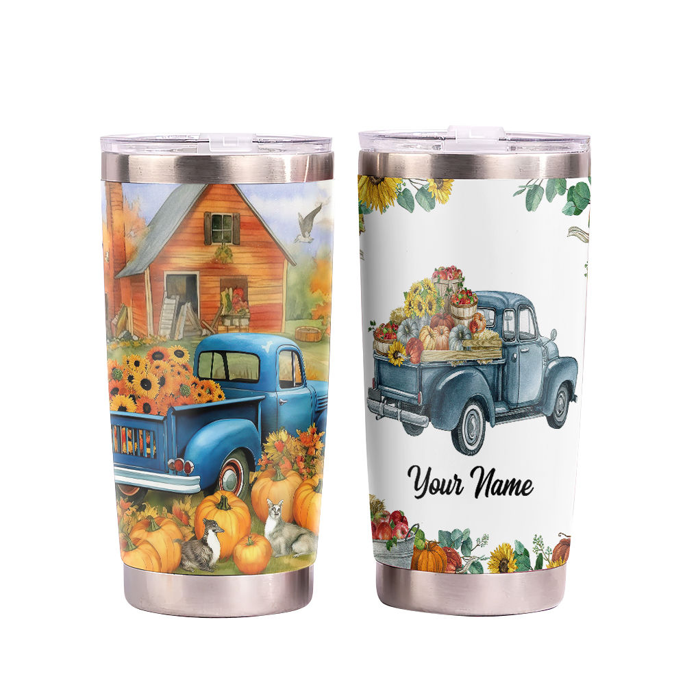 Thanksgiving Tumblers - Personalized Just A Girl Who Loves Fall